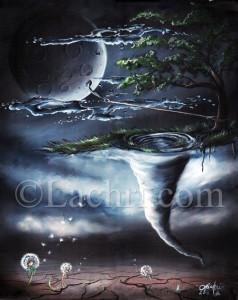 as I am surreal acrylic painting
