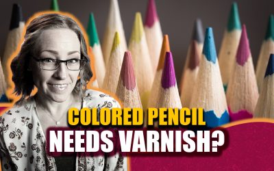 Do you need to varnish Colored Pencil work?