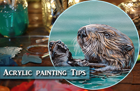 Acrylic Painting Tips – Wet Fur
