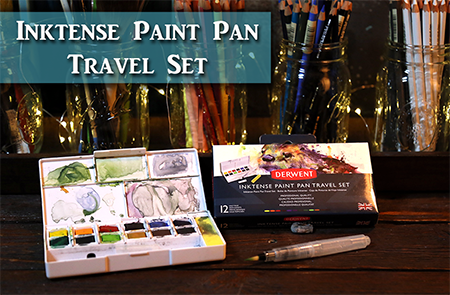 Painting Plein Air with Derwent’s Inktense Travel Set!
