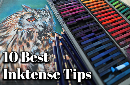 Top 10 Tips for using Derwent Inktense Blocks & Pencils