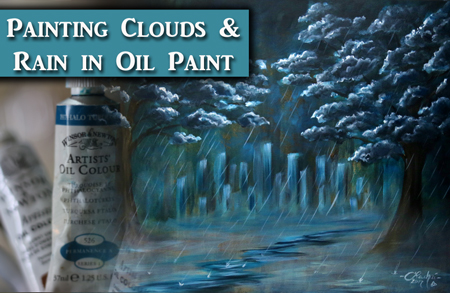 How to Paint Clouds & Rain in Oil Paint