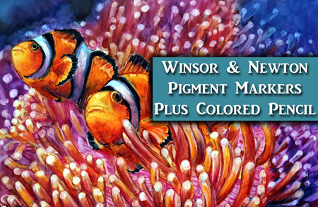Winsor & Newton Pigment Marker Tutorial