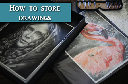 How to Store Graphite and Colored Pencil Artwork