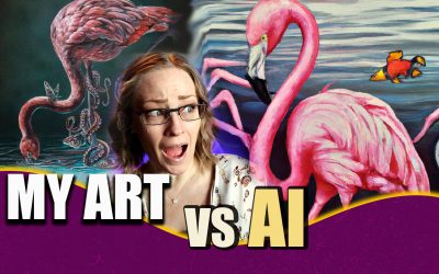 My Art vs AI art – Am I afraid?