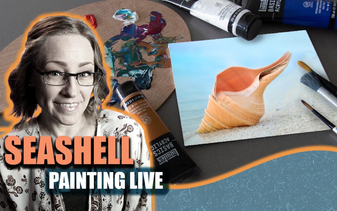 Seashell Reference Photo – Acrylic Painting Livestream